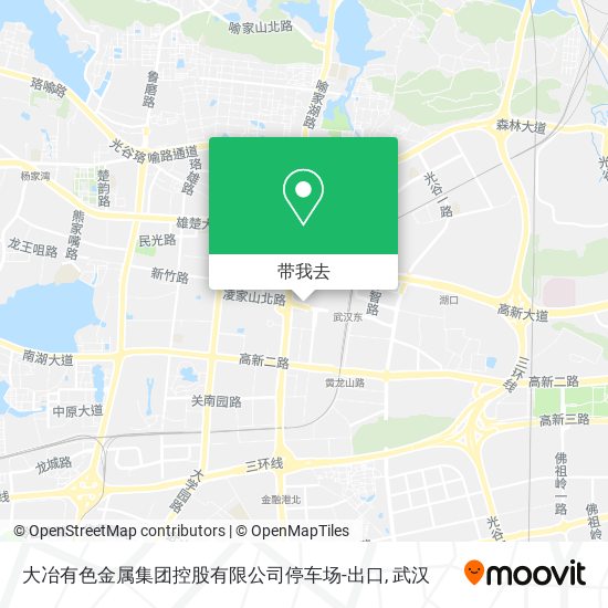 大冶有色金属集团控股有限公司停车场-出口地图