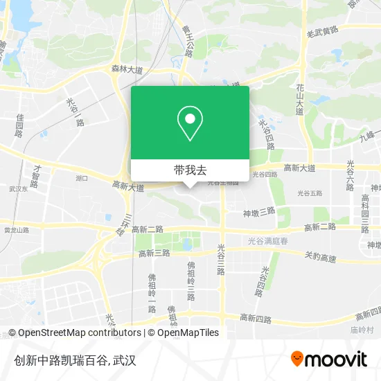 创新中路凯瑞百谷地图