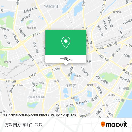 万科圆方-东1门地图