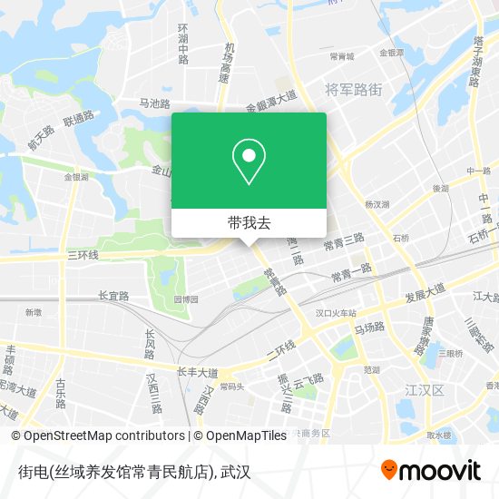街电(丝域养发馆常青民航店)地图