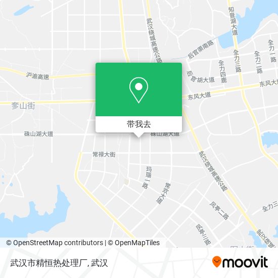 武汉市精恒热处理厂地图
