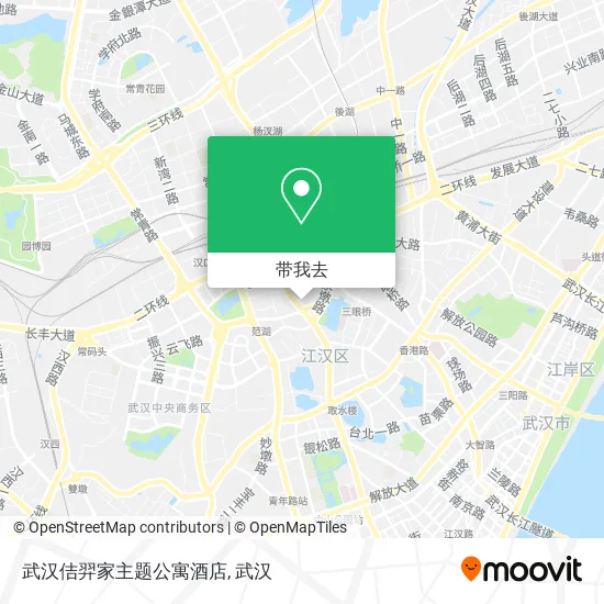 武汉佶羿家主题公寓酒店地图