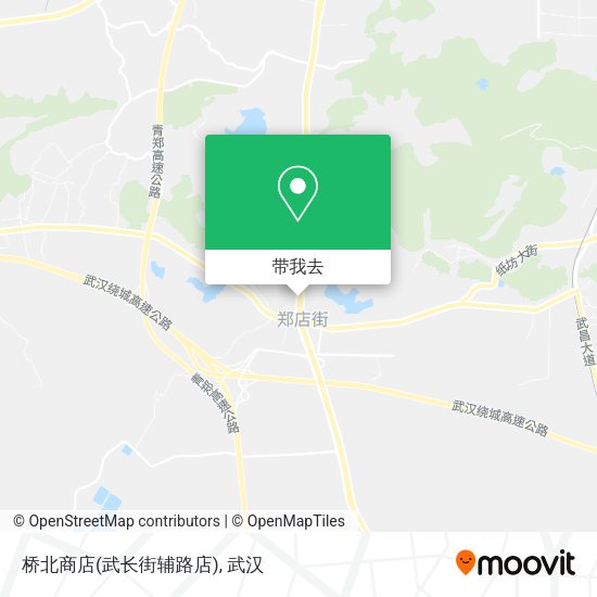 桥北商店(武长街辅路店)地图