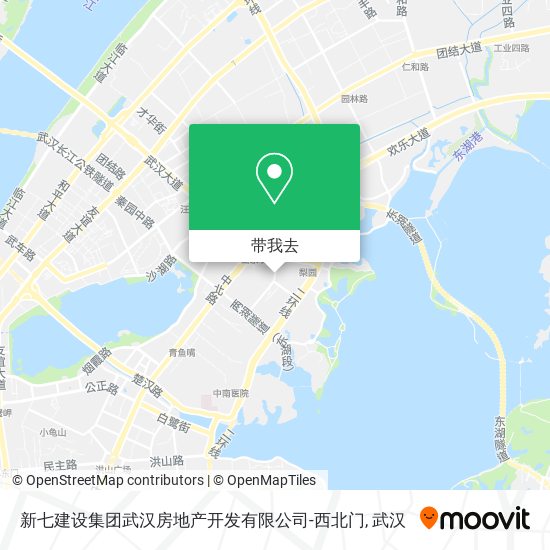 新七建设集团武汉房地产开发有限公司-西北门地图