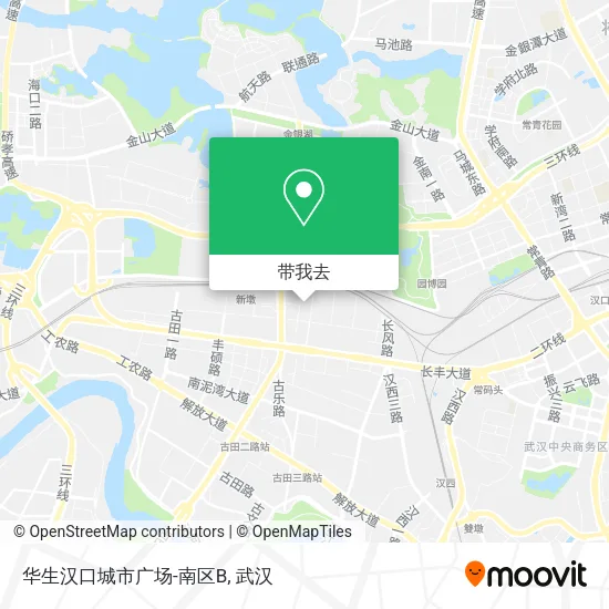 华生汉口城市广场-南区B地图