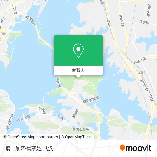 磨山景区-售票处地图