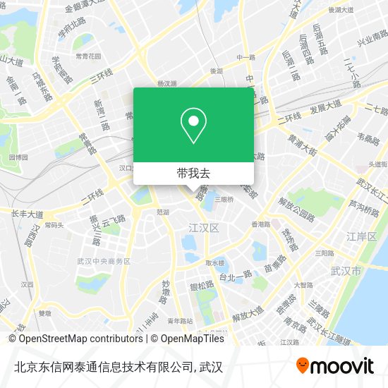 北京东信网泰通信息技术有限公司地图