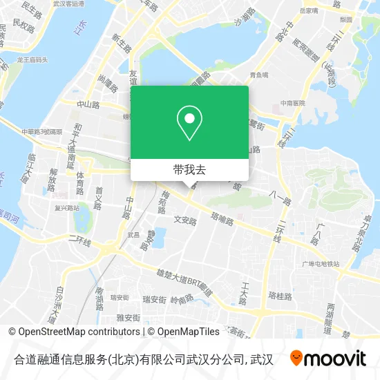 合道融通信息服务(北京)有限公司武汉分公司地图