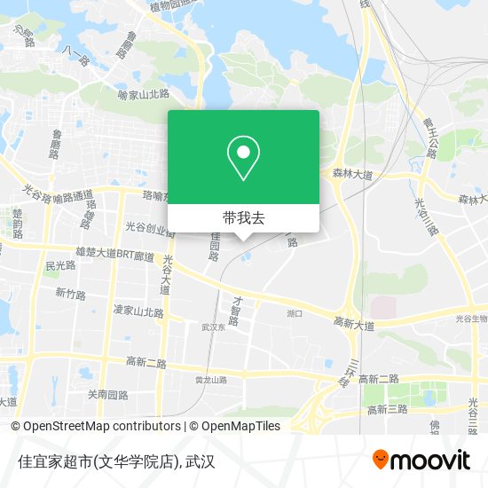 佳宜家超市(文华学院店)地图
