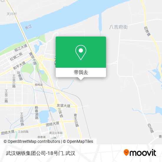 武汉钢铁集团公司-18号门地图