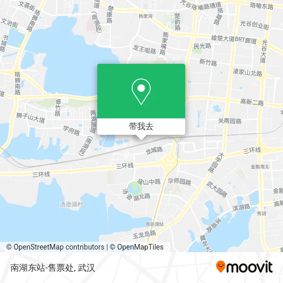 南湖东站-售票处地图