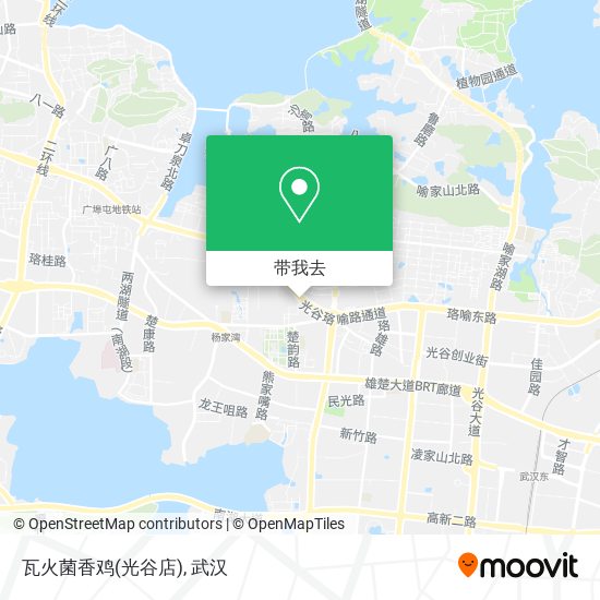 瓦火菌香鸡(光谷店)地图