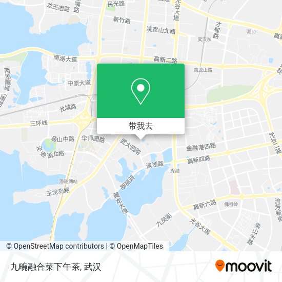 九畹融合菜下午茶地图