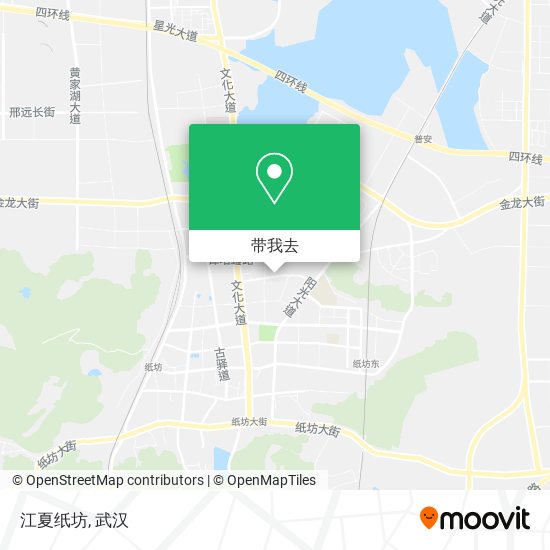 江夏纸坊地图
