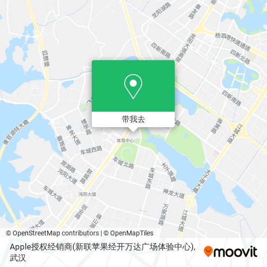 Apple授权经销商(新联苹果经开万达广场体验中心)地图
