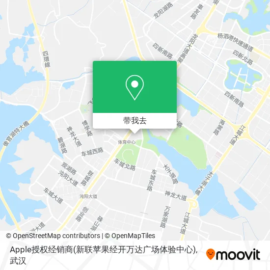 Apple授权经销商(新联苹果经开万达广场体验中心)地图