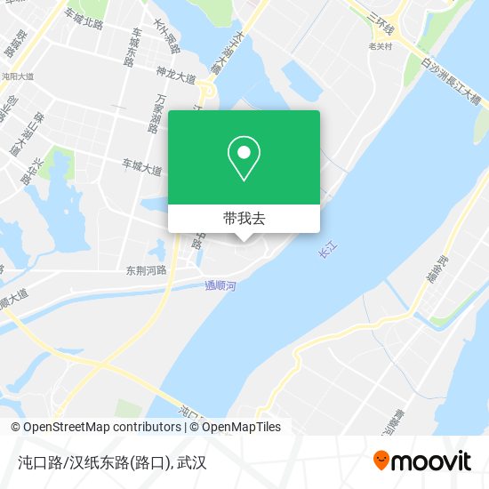 沌口路/汉纸东路(路口)地图