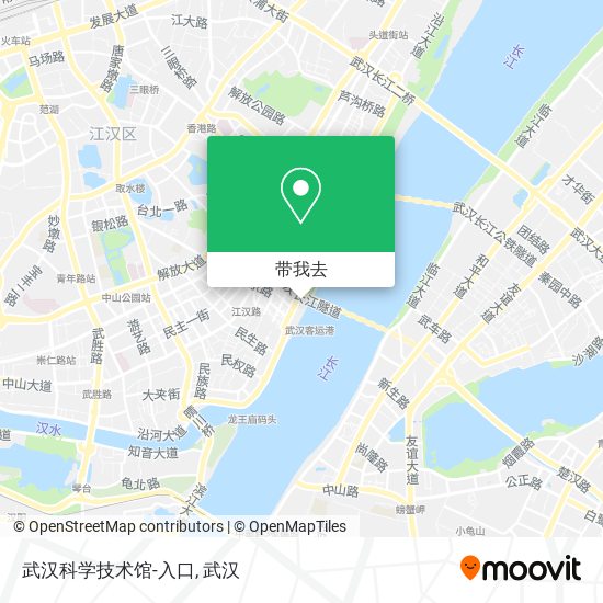 武汉科学技术馆-入口地图