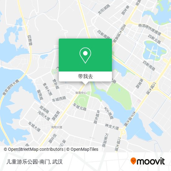 儿童游乐公园-南门地图