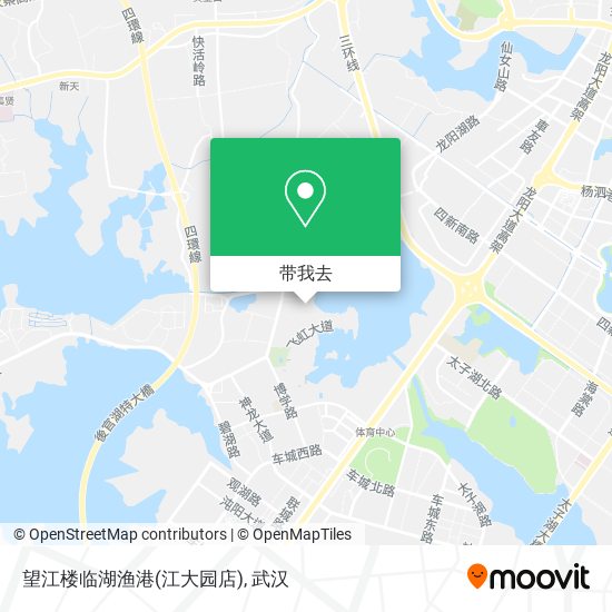 望江楼临湖渔港(江大园店)地图