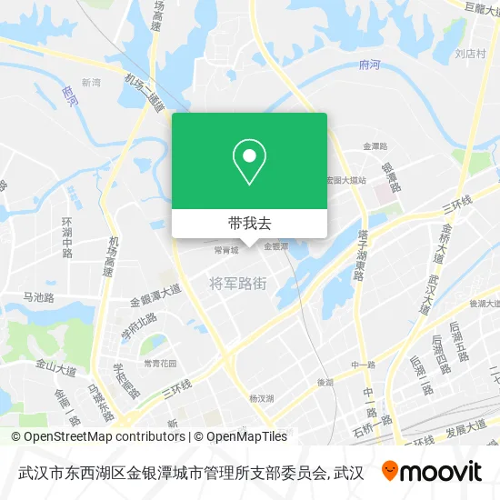武汉市东西湖区金银潭城市管理所支部委员会地图