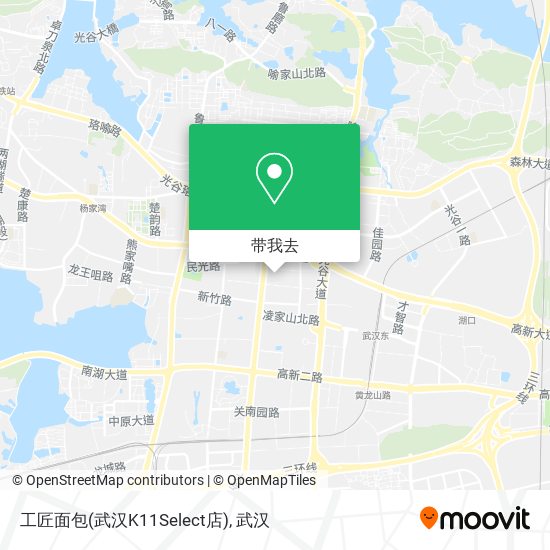 工匠面包(武汉K11Select店)地图