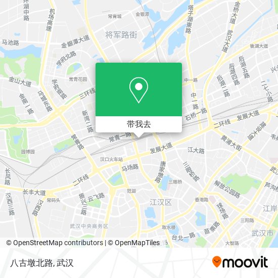 八古墩北路地图