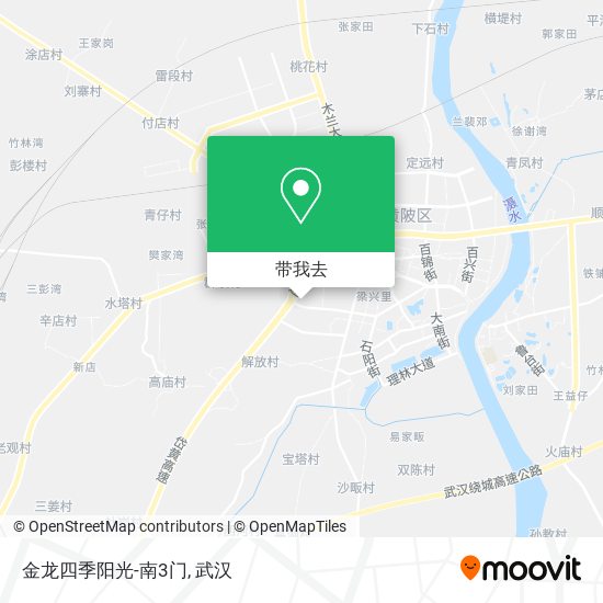 金龙四季阳光-南3门地图