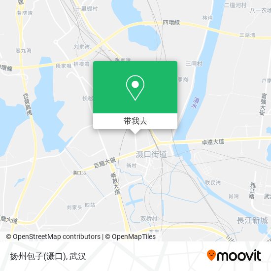 扬州包子(滠口)地图