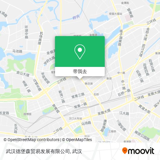 武汉德堡森贸易发展有限公司地图