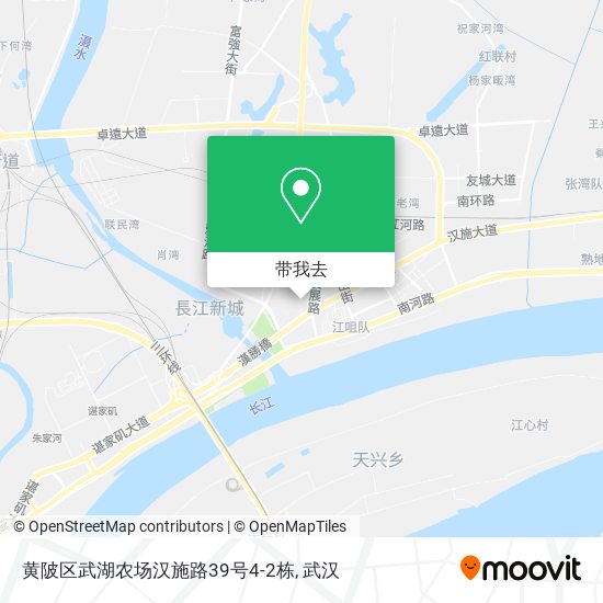 黄陂区武湖农场汉施路39号4-2栋地图