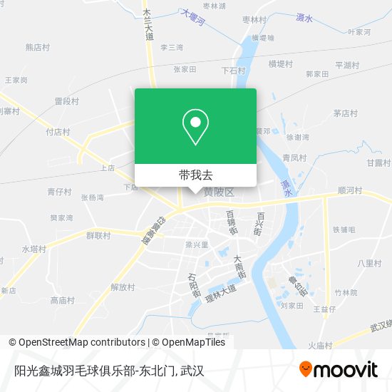 阳光鑫城羽毛球俱乐部-东北门地图