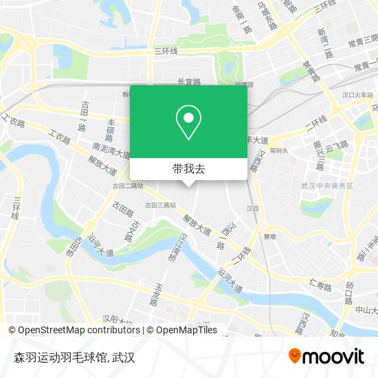 森羽运动羽毛球馆地图