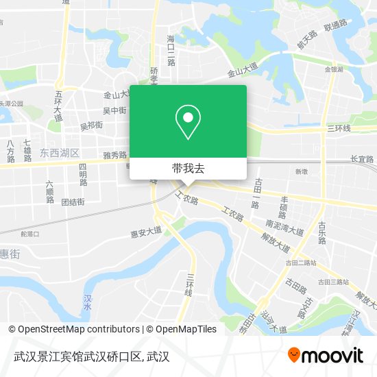 武汉景江宾馆武汉硚口区地图