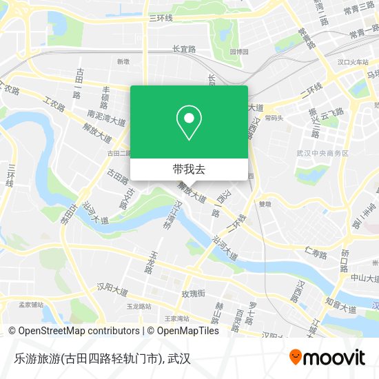 乐游旅游(古田四路轻轨门市)地图