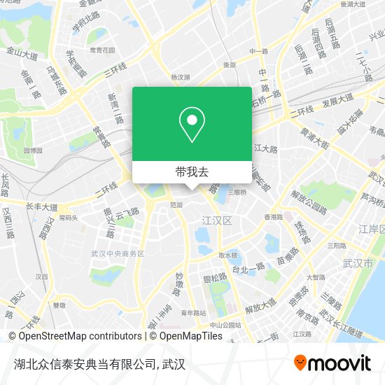湖北众信泰安典当有限公司地图