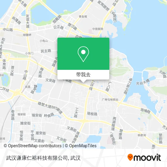 武汉谦康仁裕科技有限公司地图