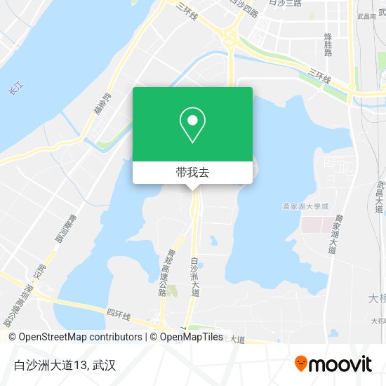 白沙洲大道13地图