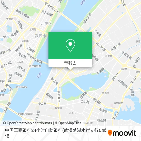 中国工商银行24小时自助银行(武汉梦湖水岸支行)地图