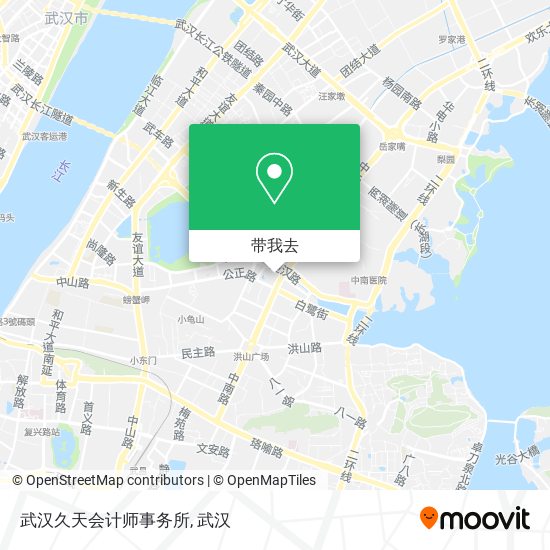 武汉久天会计师事务所地图