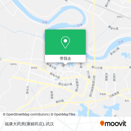 福康大药房(康丽药店)地图