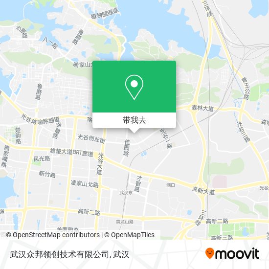 武汉众邦领创技术有限公司地图