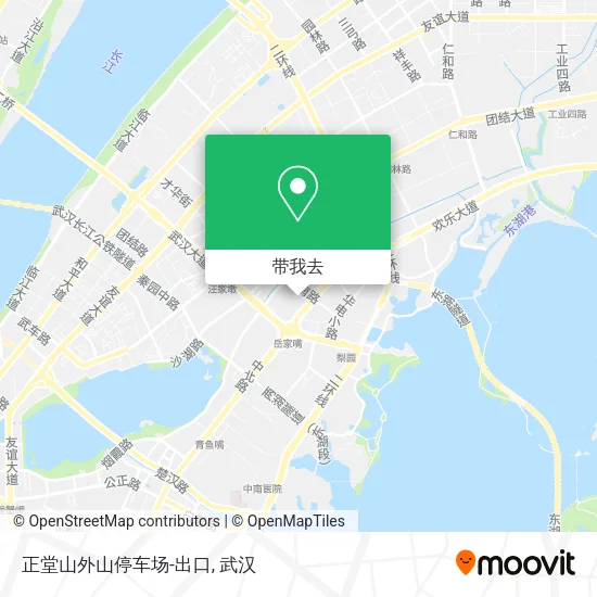 正堂山外山停车场-出口地图