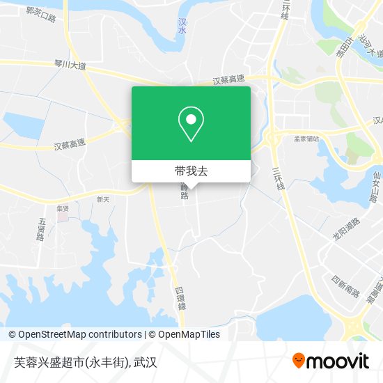 芙蓉兴盛超市(永丰街)地图