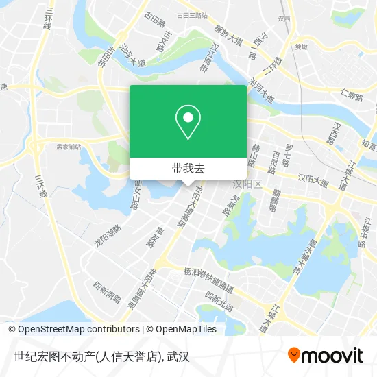世纪宏图不动产(人信天誉店)地图