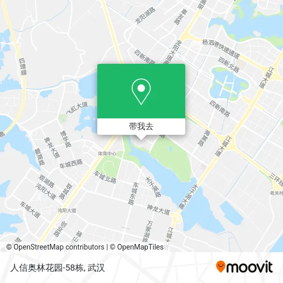 人信奥林花园-58栋地图