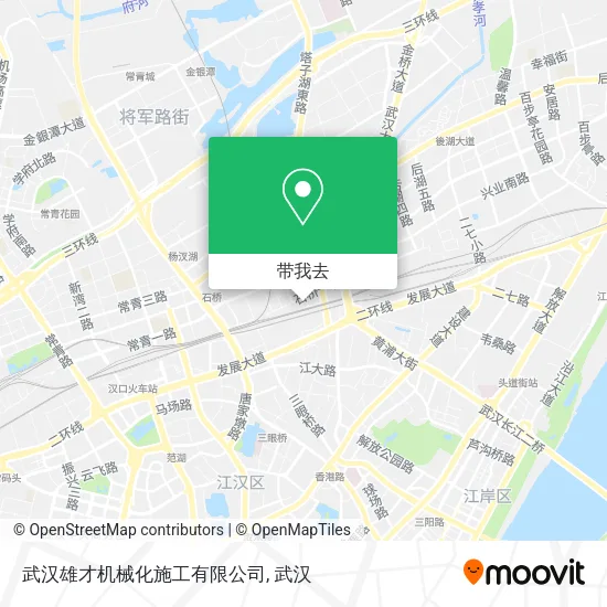 武汉雄才机械化施工有限公司地图