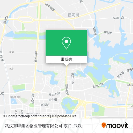 武汉东啤集团物业管理有限公司-东门地图