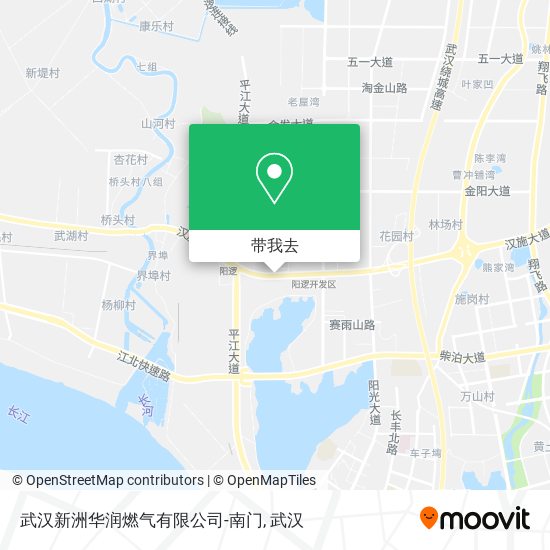 武汉新洲华润燃气有限公司-南门地图