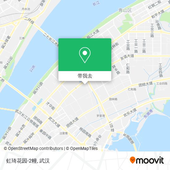 虹琦花园-2幢地图